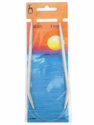 Pony Rundstricknadel in 60 cm Länge										 - 5,0 mm