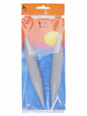 Pony Rundstricknadel in 80 cm Länge										 - 25,0 mm