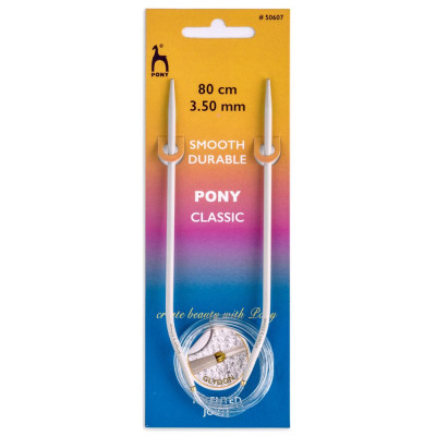 Pony Rundstricknadel in 80 cm Länge										 - 3.5mm