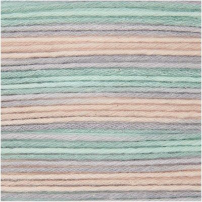 Rico Baby Cotton Soft Prints DK										 - 034 Mauve-Aqua