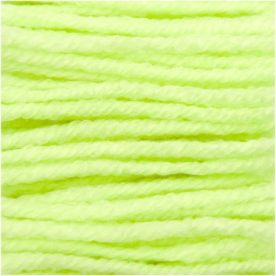 Rico Hooki Hooki Knotting Yarn  6.5cm										 - 100271 Neon Yellow