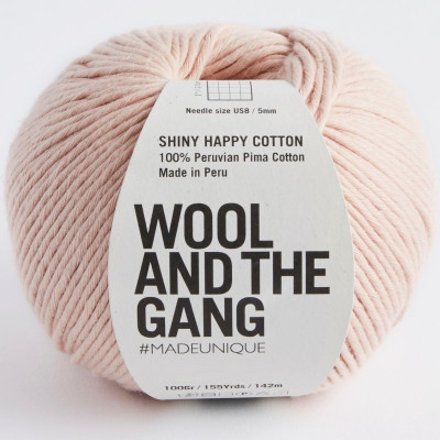 Wool and the Gang Shiny Happy Cotton										 - Cameo Rose