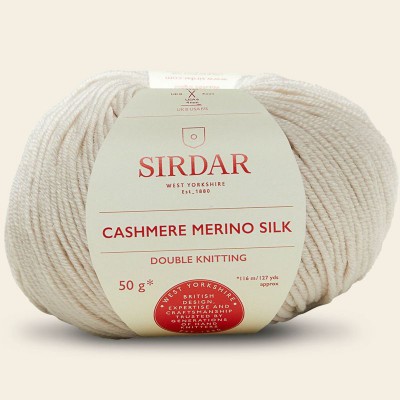 Sirdar Cashmere Merino Silk DK										 - 408 Mother of Pearl