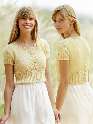 DROPS Spring Fling Strickjacke - Deutschsprachige Anleitung										