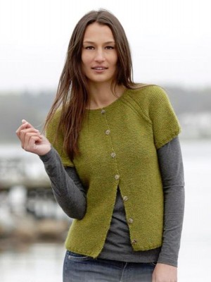 DROPS Sweet Olivia Short Sleeve Cardigan										