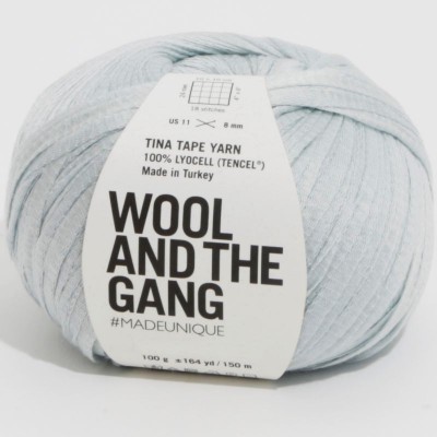 Wool and the Gang Tina Tape Yarn										 - 150 Duck Egg Blue