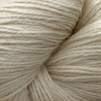 Ungefarbtes Garn Alpaca 4 Ply										 - Ungefarbt / Ecru - 100g