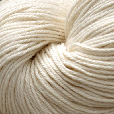 Ungefarbtes Garn Organic Cotton 4 Ply										 - Ungefarbt / Ecru - 100g