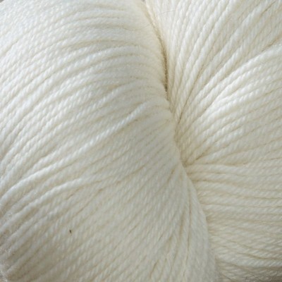 Ungefarbtes Garn Premium Silk Sock										 - Ungefarbt / Ecru - 100g