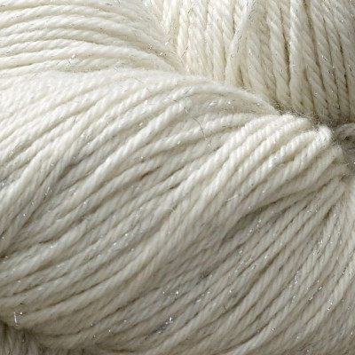 Ungefarbtes Garn Superwash Sock DK Sparkle										 - Ungefarbt / Ecru - 100g