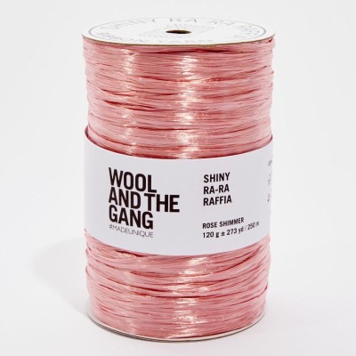 Wool and the Gang Ra-Ra Raffia										 - Rose Shimmer