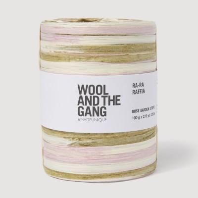Wool and the Gang Ra-Ra Raffia										 - Stripe Rose Garden