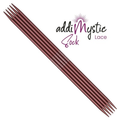 addiMystic Sock Lace Double-Pointed Needles 20/23cm (8/9in)										