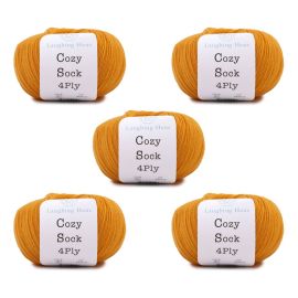 Laughing Hens Cozy Sock 4 Ply Pack of 5 x 100g