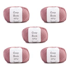 Laughing Hens Cozy Sock 4 Ply - Pack of 5 x 100g balls