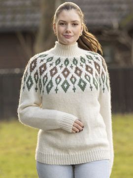 Viking Garn 2502-11 Runde Sweater Natural