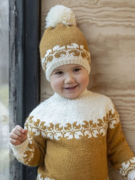 Viking Garn 2508-2 Helle Hat - Ochre Yellow