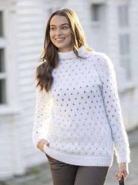 Viking Garn 2526-2b Rekarda Sweater White