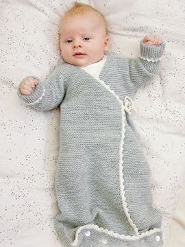 DROPS Catch a Wink Babyschlafsack - Deutschsprachige Anleitung