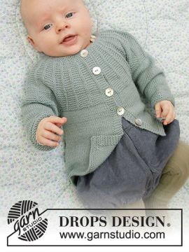 DROPS Baby Business Babyjäckchen - Deutschsprachige Anleitung