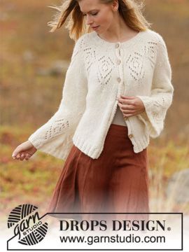 DROPS Tulip Ring Jacke - Deutschsprachige Anleitung