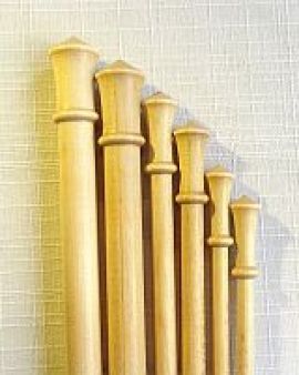 Brittany Jackenstricknadeln aus Birke in 35 cm Länge