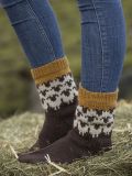 Viking Garn 2309-5 Flokken Socks - Brown