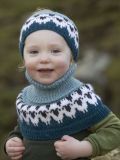 Viking Garn 2309-6 Children's Flokken Neckwarmer - Light Petrol