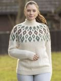 Viking Garn 2502-11 Runde Sweater Natural
