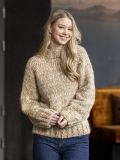 Viking Garn 2510-1b Gudrun Sweater Natural White-Camel