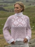 Viking Garn 2519-1b Hulda Sweater Pink