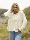 Viking Garn 2519-2a Jærbu Sweater Natural White