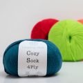 Laughing Hens Cozy Sock 4 Ply - Pack of 5 x 100g balls