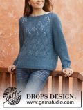 DROPS Blue Spruce Pullover - Deutschsprachige Anleitung