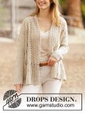 DROPS Free Flow Strickjacke - Deutschsprachige Anleitung