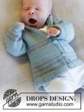 DROPS Little Brother Babystrickjacke - Deutschsprachige Anleitung
