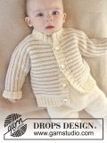DROPS Little Darcy Babystrickjacke - Deutschsprachige Anleitung