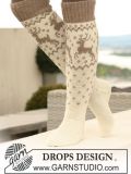 DROPS Oh Deer Kniestrümpfe - Deutschsprachige Anleitung