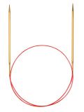 addi Feinstricknadeln Gold-Spitzen in 40 cm Länge
