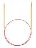addi Feinstricknadeln Gold-Spitzen in 150 cm Länge