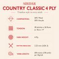 Sirdar Country Classic 4 Ply